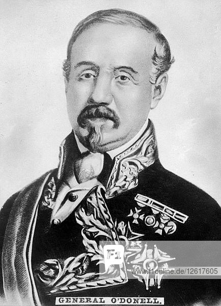 Don Leopoldo ODonnell y Jorris (1809-1867)  Spanish general and statesman  c1910. Artist: Unknown
