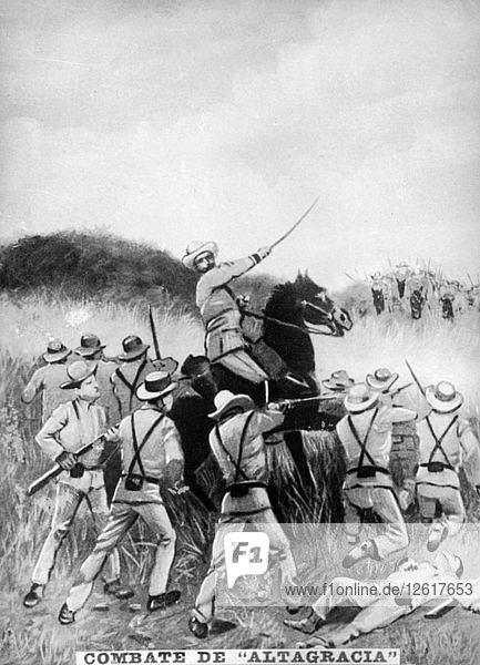 Battle of Altagracia  22nd June 1895  c1910. Artist: Unknown