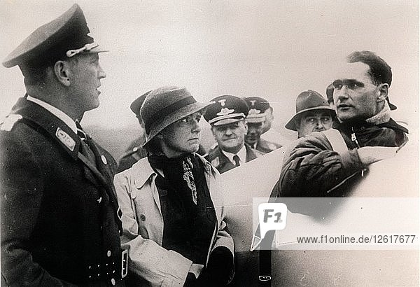 Rudolf Hess  stellvertretender NS-Führer  1934. Künstler: Unbekannt