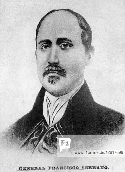 Francisco Serrano  (1810-1885)  1920er Jahre. Künstler: Unbekannt