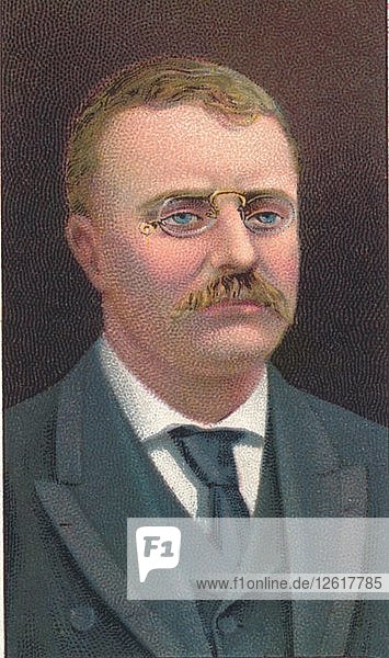 Theodore Roosevelt (1858-1919)  26. Präsident der Vereinigten Staaten  1906. Künstler: Unbekannt