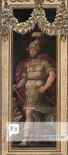Großherzog der Toskana Cosimo I. de Medici (1519-1574)  1555-1562. Künstler: Vasari  Giorgio (1511-1574)