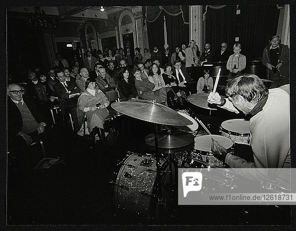 Louie Bellson conducting a drum clinic at the Horseshoe Hotel  London  November 1980. Artist: Denis Williams