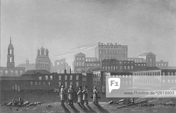 Palaces of Pashov Menzikov  Apraxin &c. Belgorod  Moscow  1817. Artist: I Clark.