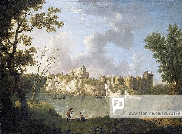 Schloss Chepstow  um 1770. Künstler: John Inigo Richards