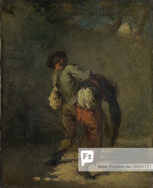 The good samaritan  1846. Artist: Jean Francois Millet.