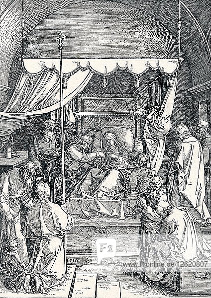 Der Tod der Jungfrau  1510 (1906). Künstler: Albrecht Dürer.
