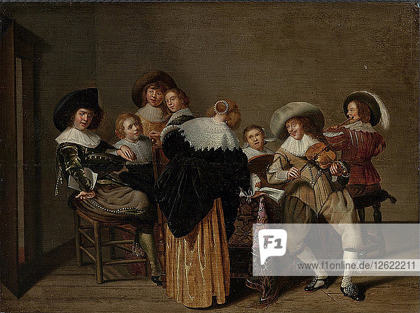 Eine musikalische Party. Künstler: Hals  Dirck (1591-1656)