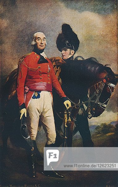 General Francis Rawdon-Hastings  2. Earl of Moira (später 1. Marquess of Hastings)  um 1813. Künstler: Henry Raeburn.