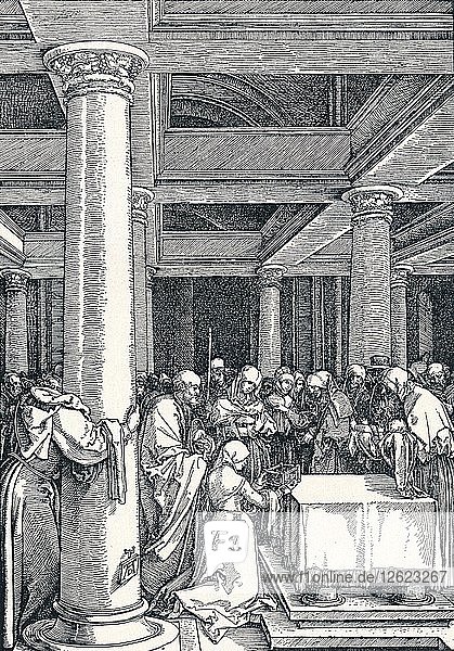 Die Darstellung Christi im Tempel  1506 (1906). Künstler: Albrecht Dürer.