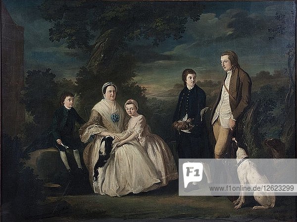 Die Familie Tudor  1761-1791. Künstler: Pierre Etienne Falconet.