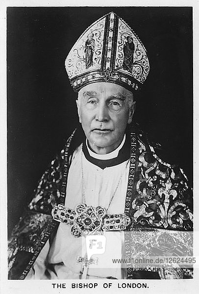 Der Bischof von London Dr. Winnington-Ingram  1937. Künstler: Unbekannt.