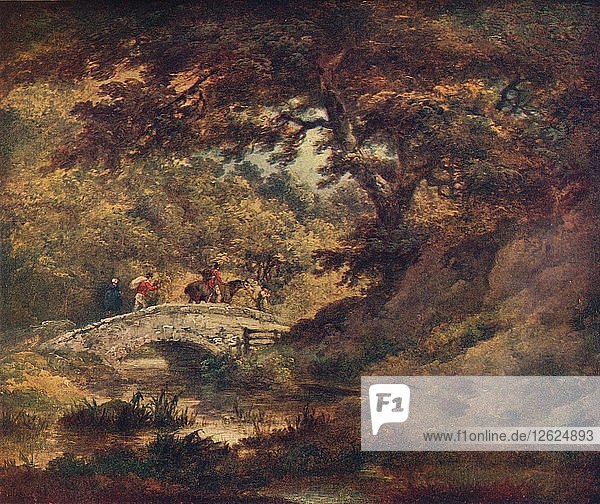 Eine Waldszene  um 1795. Künstler: George Morland.