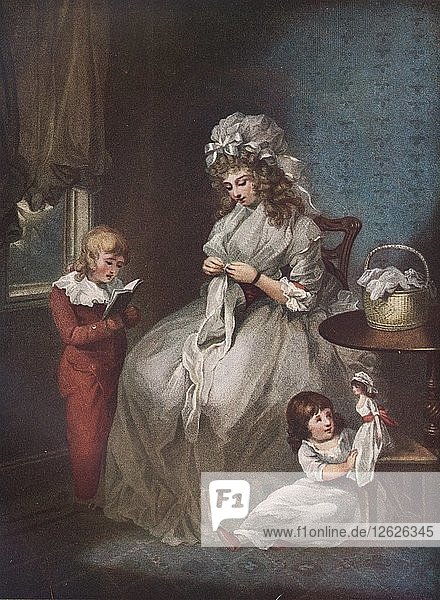 Eine Ehefrau / Une Femme Mariee  1791. Künstler: John Raphael Smith.