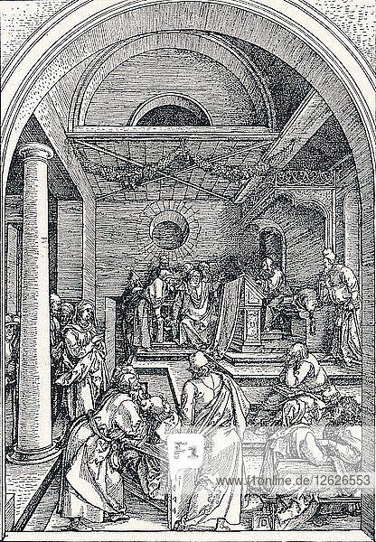 Christus unter den Ärzten  1506 (1906). Künstler: Albrecht Dürer.