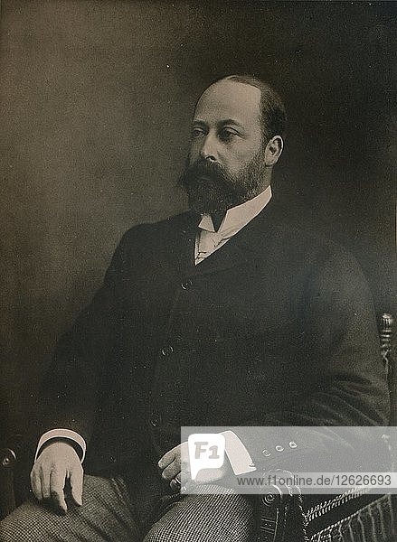Ein privates Porträt von König Edward VII  um 1890 (1911). Künstler: W&D Downey.