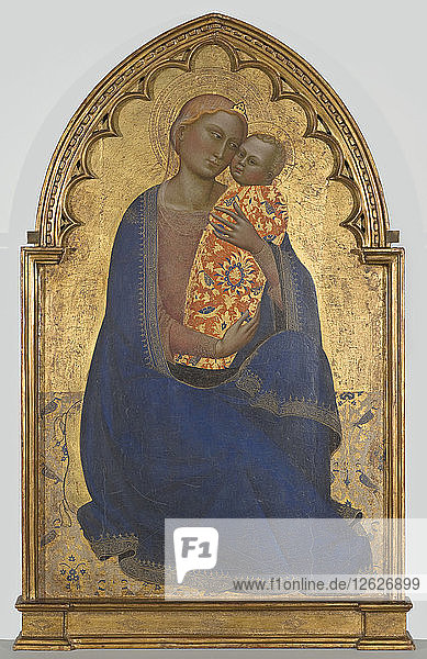 Die Jungfrau der Demut  1365-1370. Künstler: Jacopo di Cione (1325-1399)