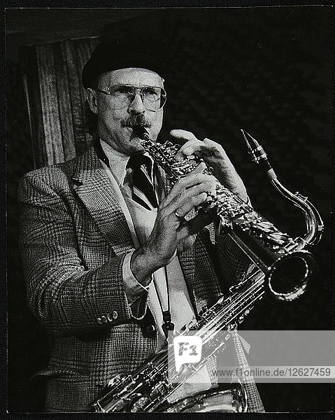 Don Lanphere  amerikanischer Saxophonist und Klarinettist. Künstler: Denis Williams