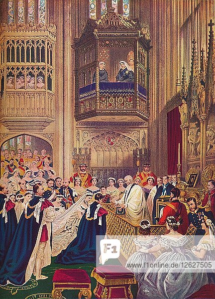The Royal Wedding  St Georges Chapel  Windsor  March 10  1863 (1910). Artist: Unknown.