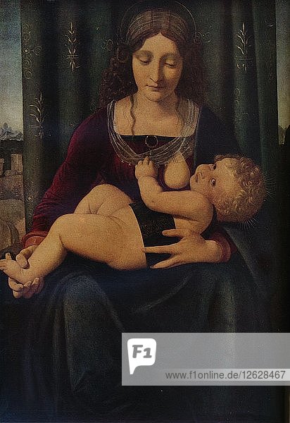 Die Jungfrau mit dem Kind  um 1493-9. Künstler: Giovanni Antonio Boltraffio.