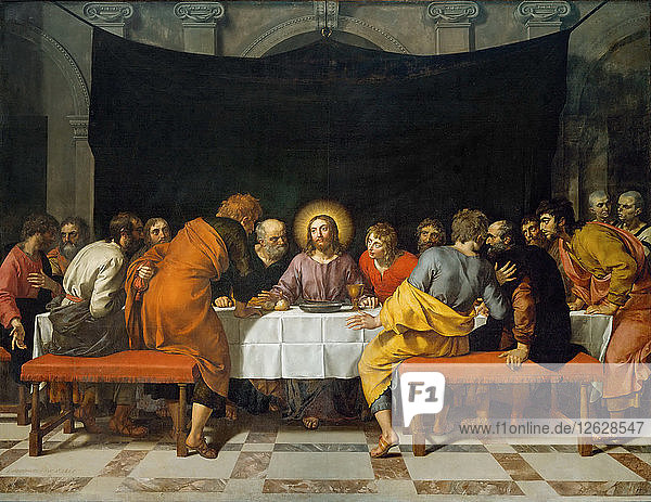 Das letzte Abendmahl. Künstler: Pourbus  Frans  der Jüngere (1569-1622)