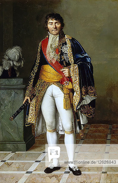 Porträt von François-Joseph Lefebvre (1755-1820)  Marschall des Kaiserreichs. Künstler: Davin-Mirvault  Césarine Henriette (1773-1844)