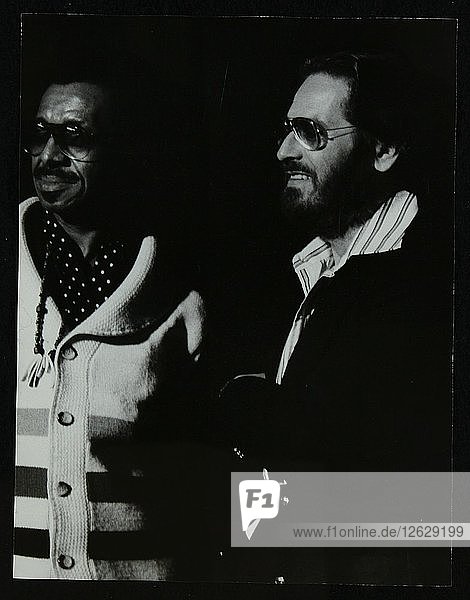Schlagzeuger Philly Joe Jones und Pianist Bill Evans auf dem Newport Jazz Festival  Middlesbrough  1978. Künstler: Denis Williams