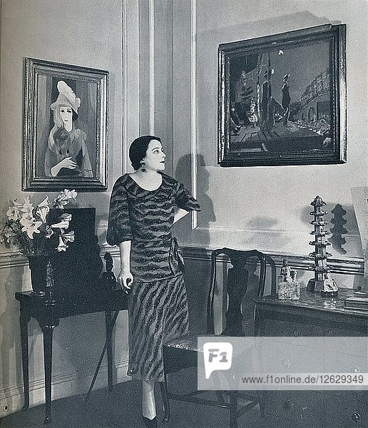 Eine Ecke im Haus von Lady Jowitt  1934. Künstler: Unbekannt.