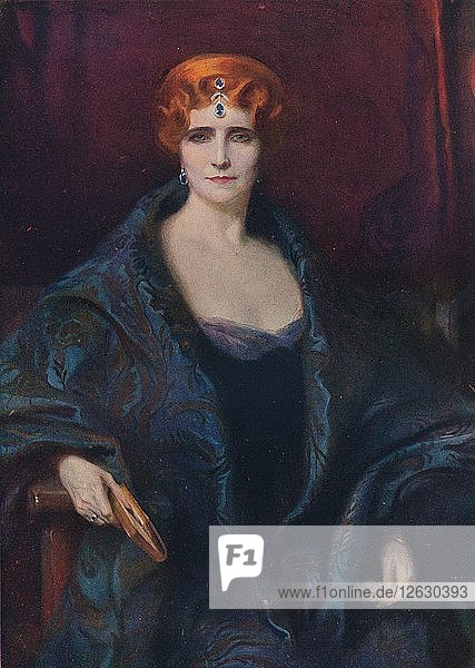 Porträt von Frau Elinor Glyn  1912. Künstler: Philip A. de Laszlo.