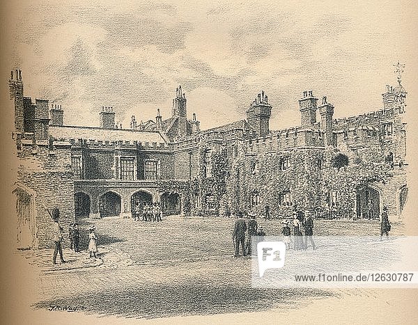 Friary Court  St. Jamess Palace  1902. Künstler: Thomas Robert Way.