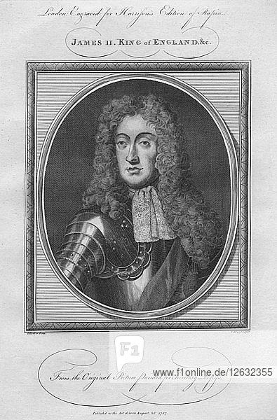 König Jakob II.  1787. Künstler: Anon.