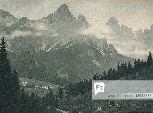 Pala-Gruppe  San Martino di Castrozza  Dolomiten  Italien  1927. Künstler: Eugen Poppel.
