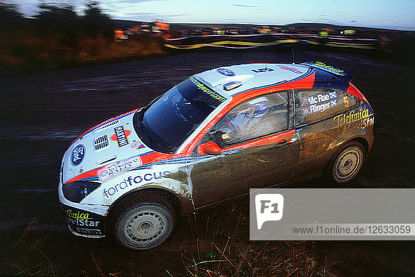 Colin McRae im Ford Focus RS WRC  Netzwerk Q rally2002. Künstler: Unbekannt.