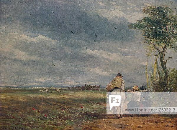 Auf dem Weg nach Hayfield  1852. Künstler: David Cox der Ältere.