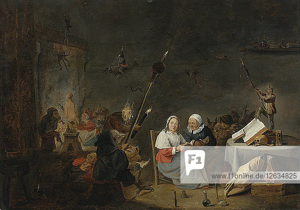 Der Hexensabbat. Künstler: Teniers  David  der Jüngere (1610-1690)