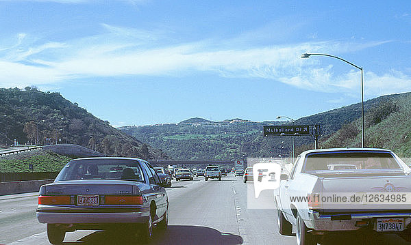 Los Angeles Freeway  1989 . Künstler: Unbekannt.