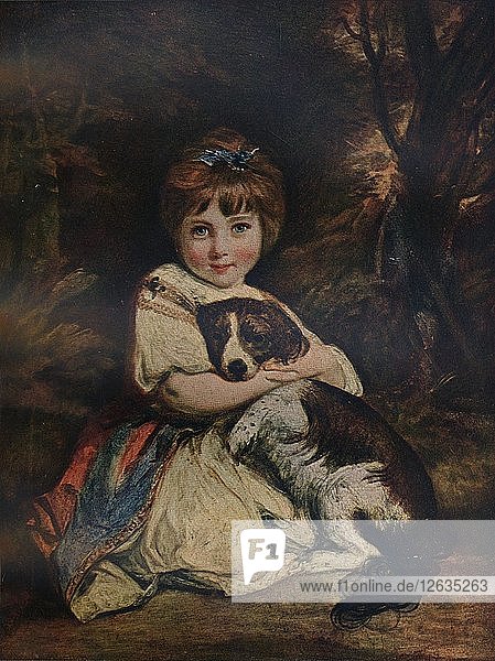 Miss Jane Bowles  1775  (1911). Künstler: Sir Joshua Reynolds.