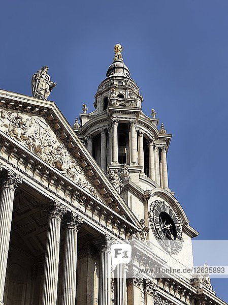 West elevation of St Pauls Cathedral  City of London  2012. Artist: Historic England Staff Photographer.