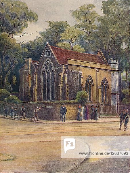 Lovekyns-Kapelle  Kingston  um 1905  (1914). Künstler: James S. Ogilvy.