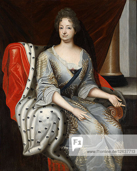 Porträt von Sophia von der Pfalz (1630-1714)  Kurfürstin von Braunschweig-Lüneburg  um 1690. Künstler: Anonym