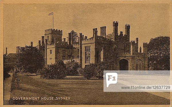 Government House  Sydney  c1900. Artist: Unknown.