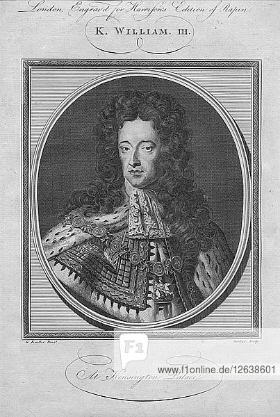 König Wilhelm III.  1784. Künstler: Anon.