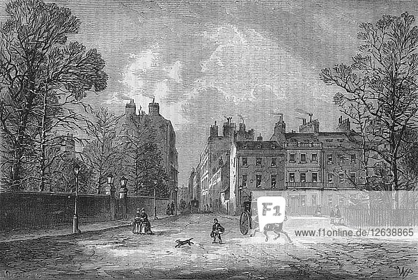 Berkeley Square  Westminster  London  um 1850 (1878). Künstler: Unbekannt.