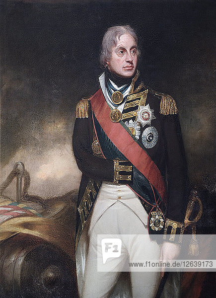 Porträt von Admiral Lord Nelson  um 1806. Künstler: Unbekannt.