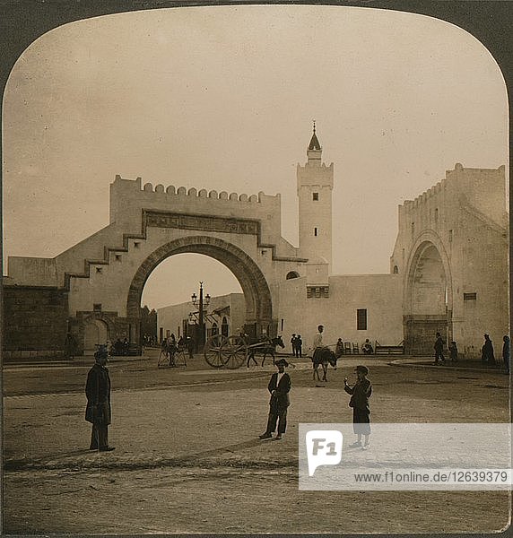 Bab el-Hathera  Tunis  Tunis  1901. Künstler: Unbekannt.