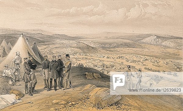 Kavallerie-Lager  1856. Künstler: Unbekannt.