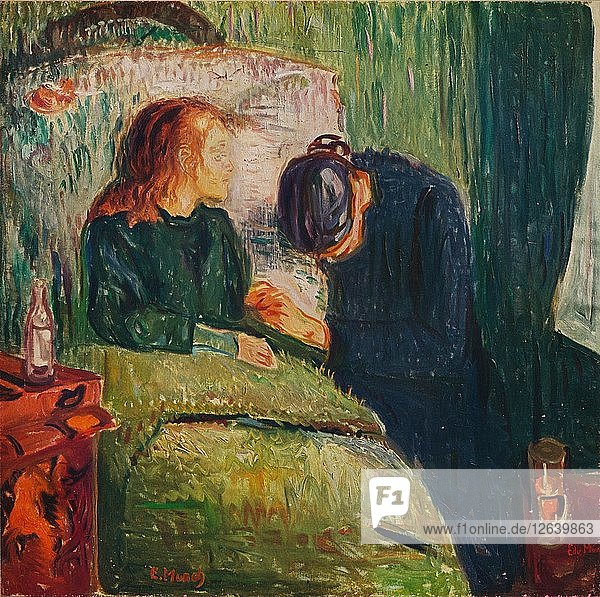 Das kranke Kind  1907. Künstler: Edvard Munch.