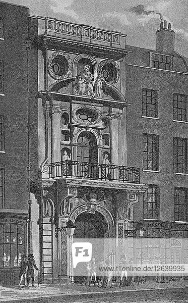 Mercers Hall  Cheapside  City of London  c1830 (1911). Artist: Sandell Ltd.