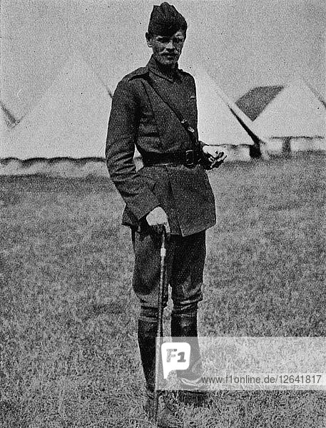 Lieutenant BH Barrington-Kennett  the first Adjutant of the RFC  1912 (1933). Artist: Flight Photo.
