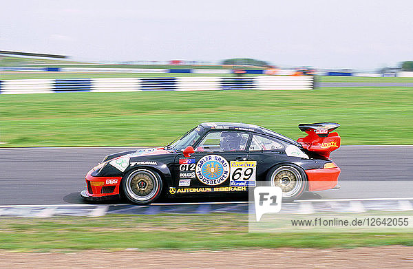 1999 Porsche 911 GT2 FIA GT Silverstone 500. Künstler: Unbekannt.
